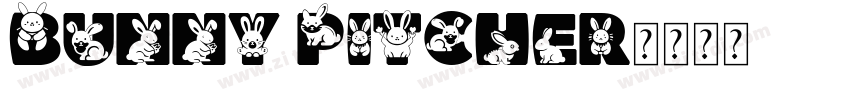 Bunny Pitcher字体转换